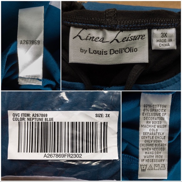 ❌SOLD❌ Zip Front Hooded Dress, 3X NEW Neptune Blue - Picture 7 of 8